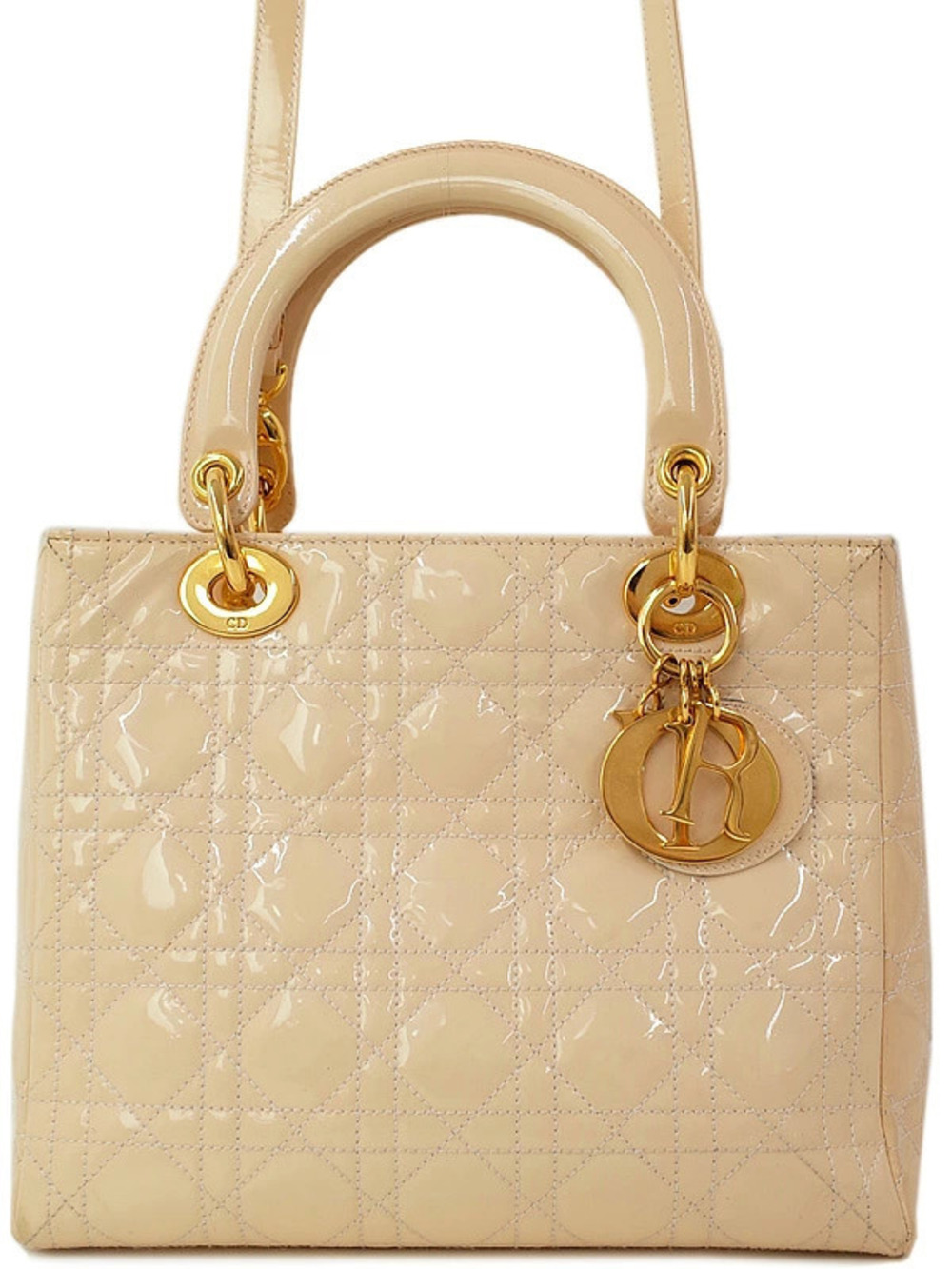 Christian Dior Cannage Quilted Lady Dior 2way bag